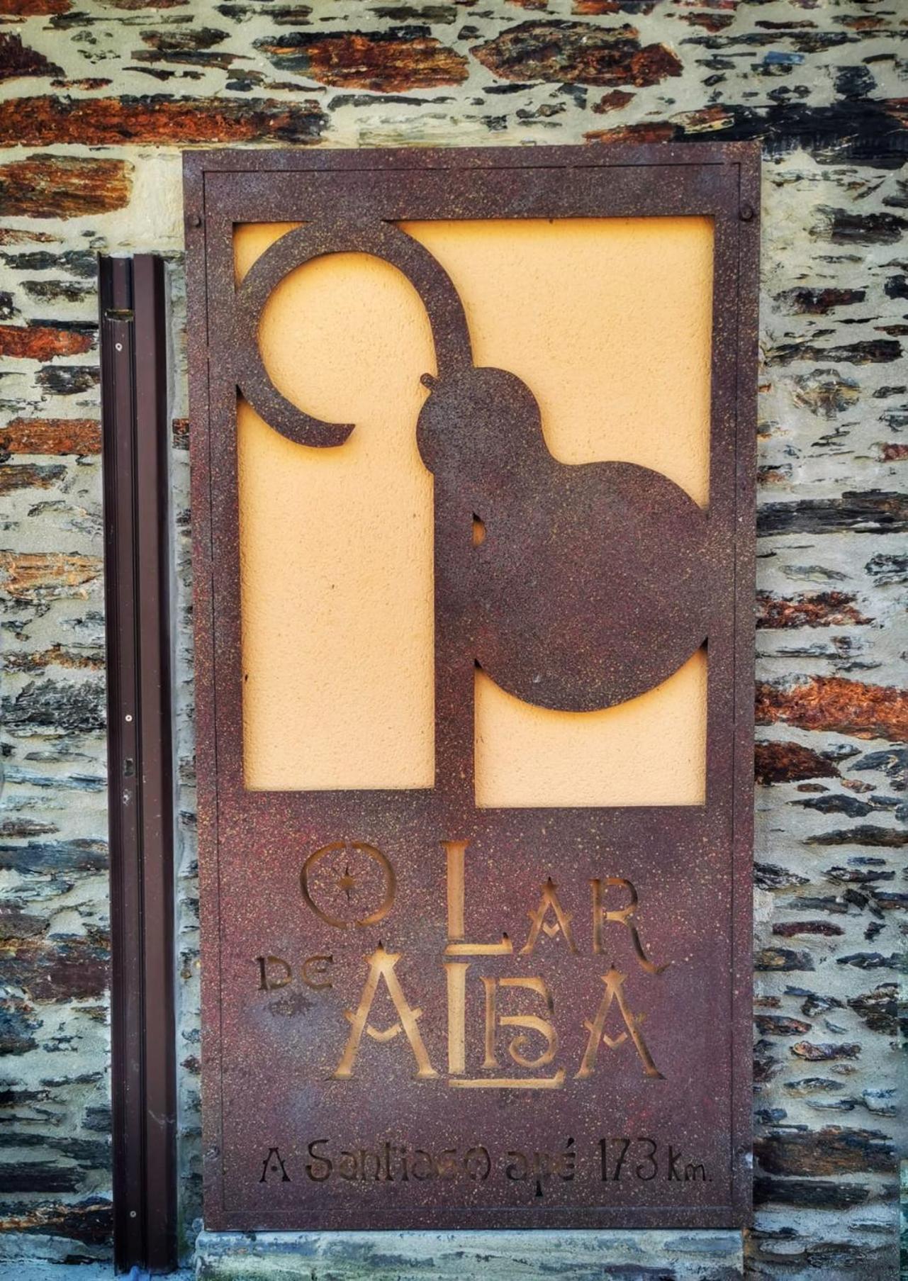 O Lar De Alba Villa La Rua Exteriör bild